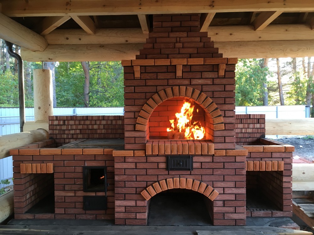 строительство барбекю