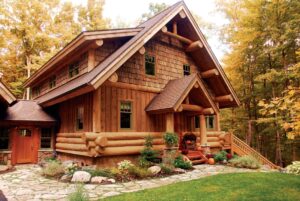 деревянный дом построить 