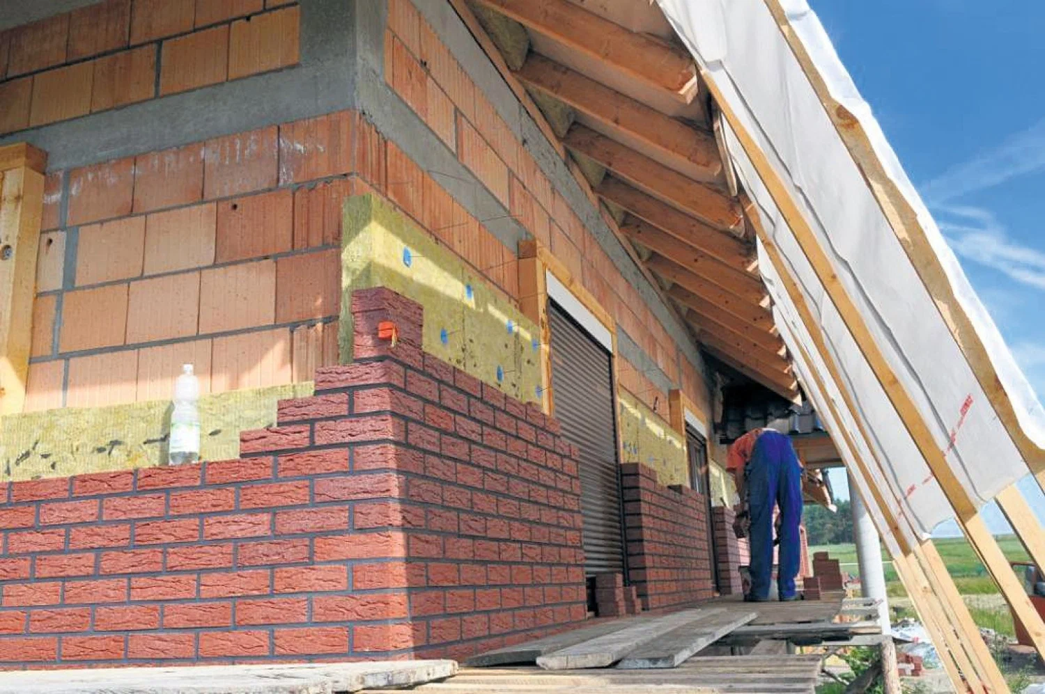 Схема утепления дома из керамических блоков снаружи