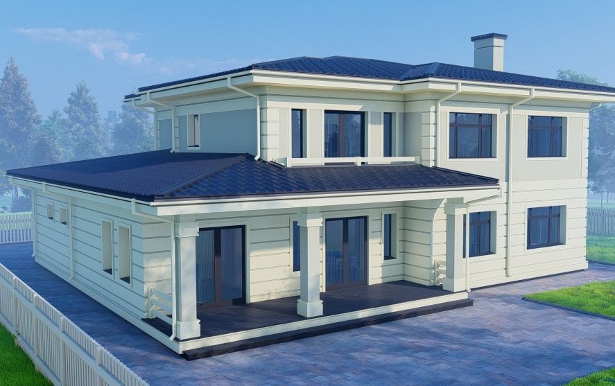 Великий будинок у класичному стилі