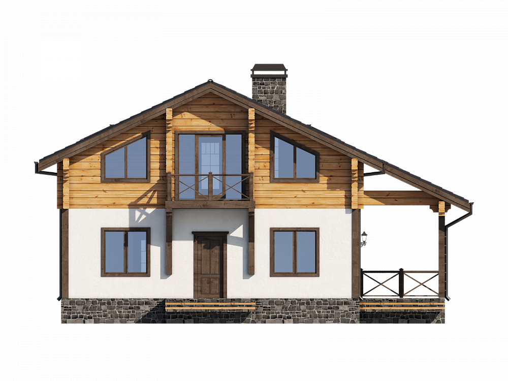 Небольшой дом в стиле лофт