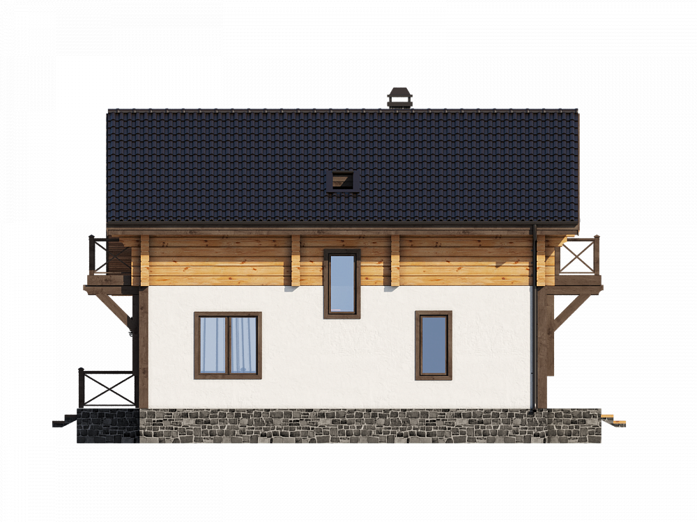 Небольшой дом в стиле лофт