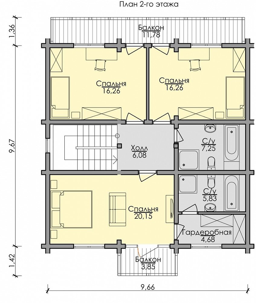 Небольшой дом в стиле лофт