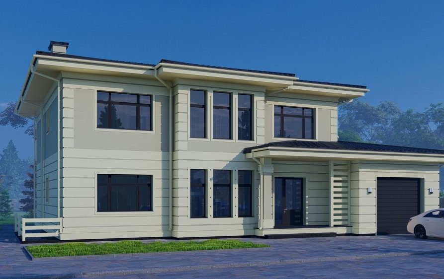 Великий будинок у класичному стилі