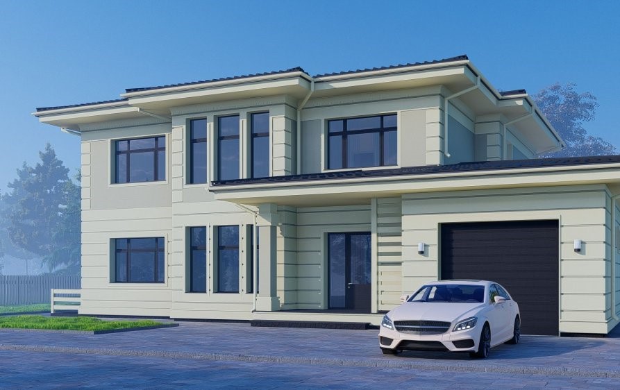 Великий будинок у класичному стилі