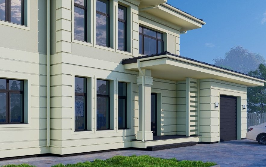 Великий будинок у класичному стилі