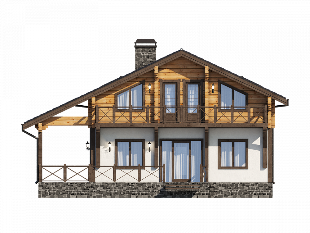 Небольшой дом в стиле лофт