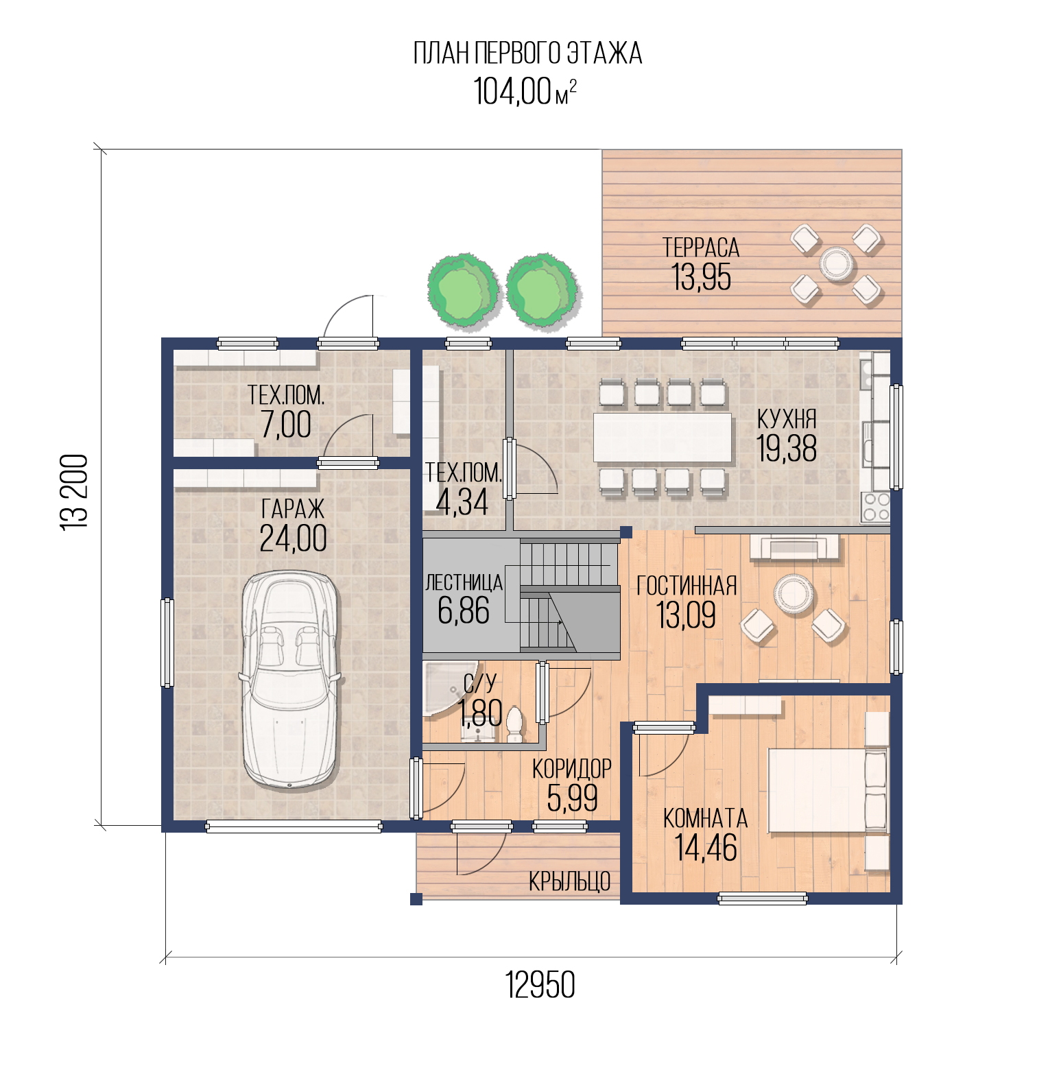 Проект двоповерхового будинку