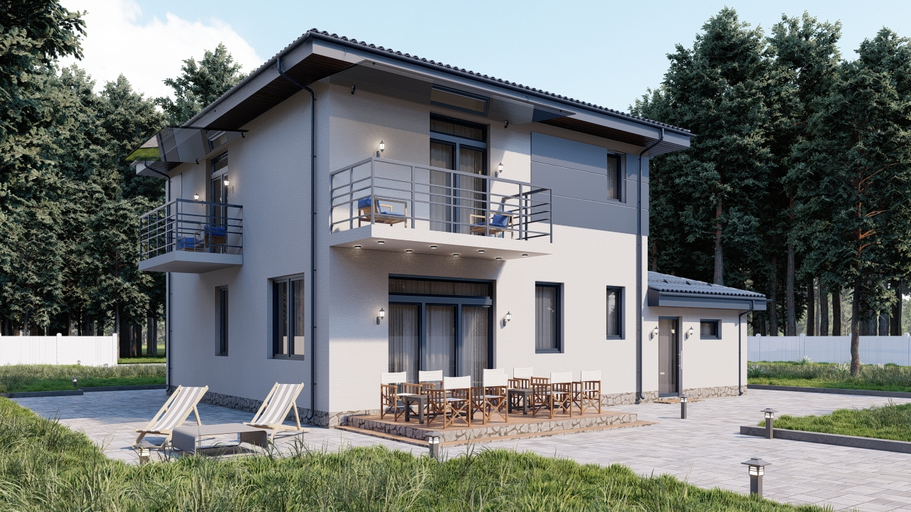 Проект двоповерхового будинку