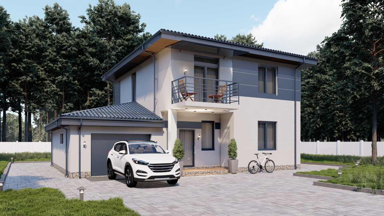 Проект двоповерхового будинку