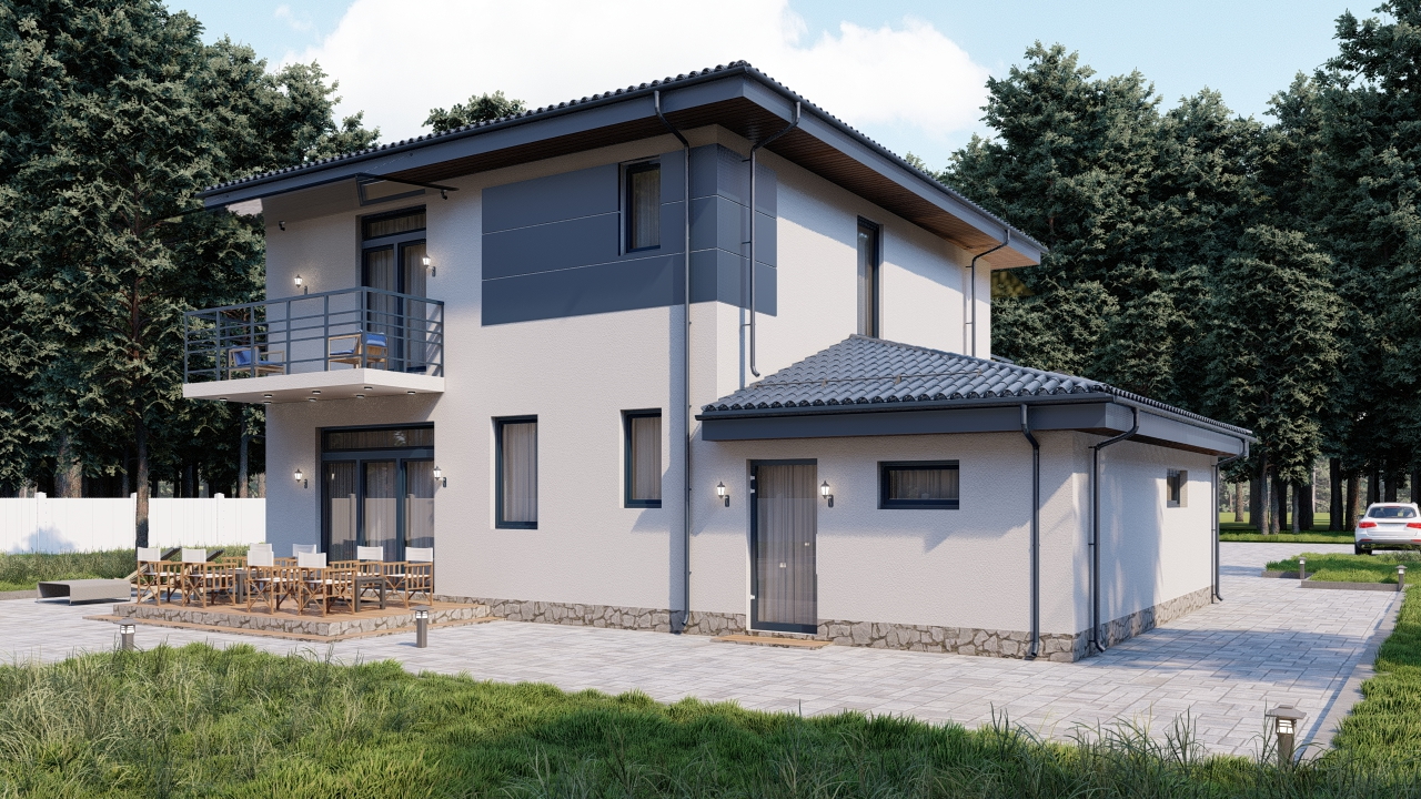 Проект двоповерхового будинку