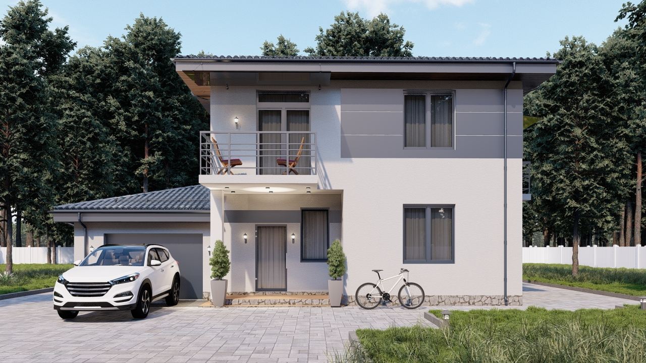 Проект двоповерхового будинку