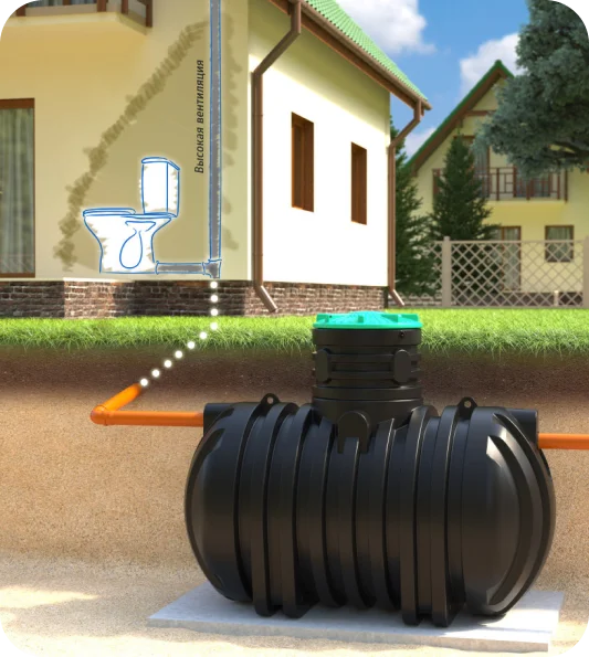 Installation of septic tank