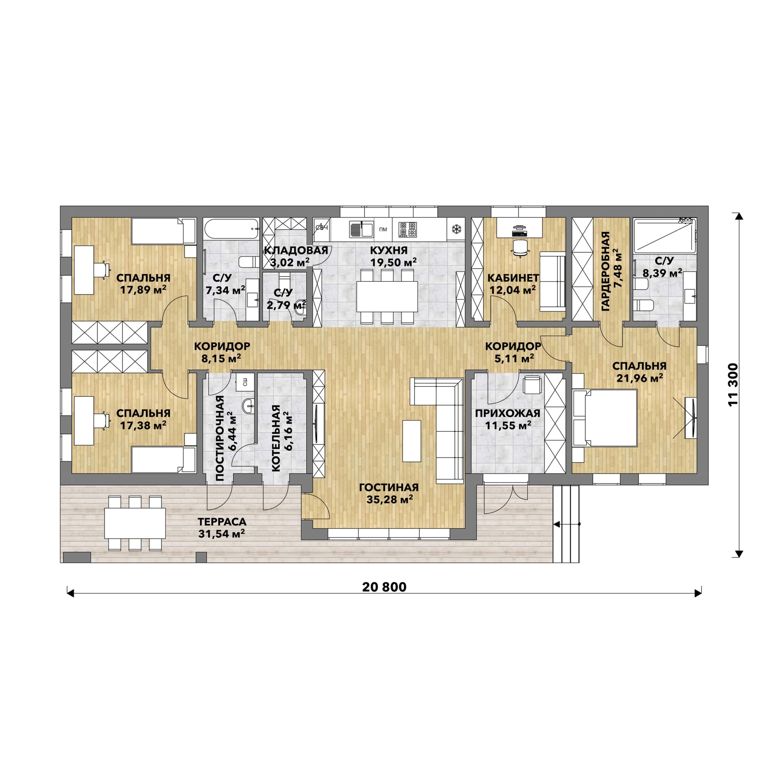 Проект дома №45